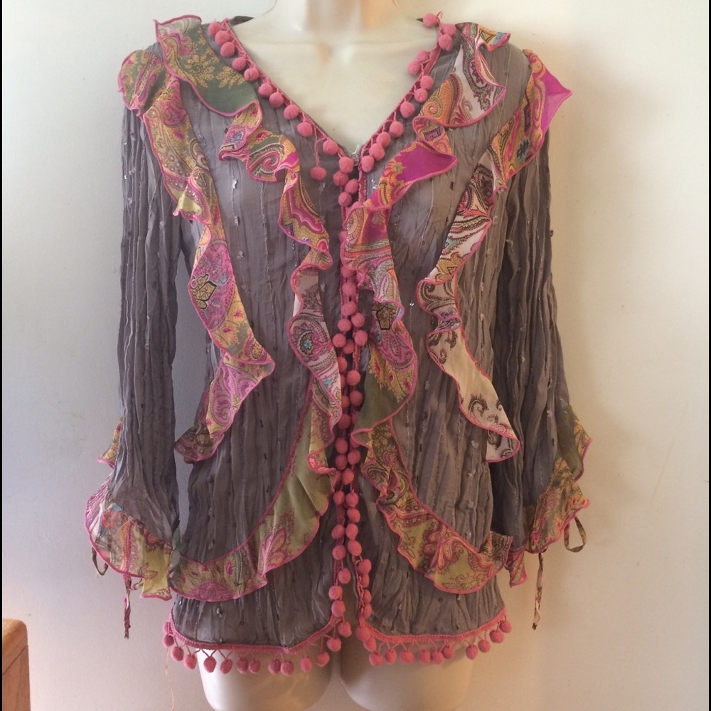 Boho Piano brand blouse